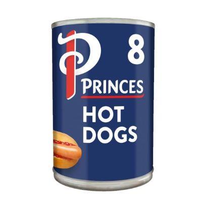 Princes 8 Hot Dogs 400g