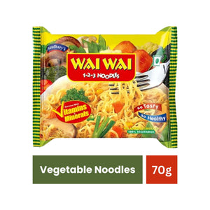 Wai Wai Vegetable Noodles 70G