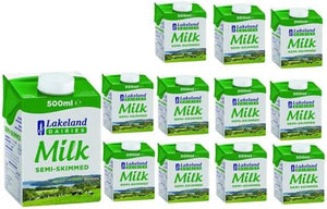 Lakeland Dairies Semi-Skimmed Milk | 12 Pack of 500ml