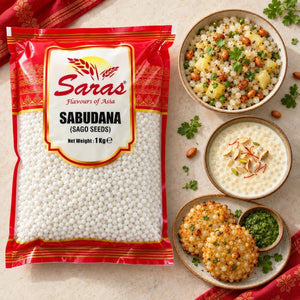 Saras Sago Seeds (Sabudana) 1Kg