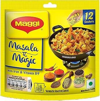 Maggi Masala Magic Powder (12 Sachets) - 72g