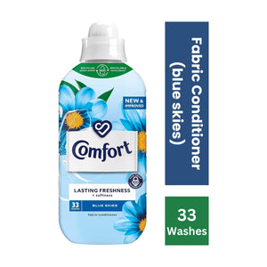Comfort Fabric Conditioner Blue Skies 33 Wash - 990ml