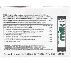 Lakeland  UHT Semi Milk Sticks 10ml (Pack of 240) | Convenient Long-Life Milk Portions for Hot Beverages | Suitable for Various Settings