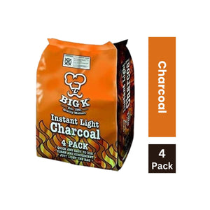 Big K  Lumpwood Charcoal, 4 x 1kg