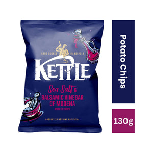 Kettle Sea Salt & Balsamic Vinegar of Modena Potato Crisps 130g