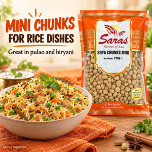 Saras Mini Soya Chunks 250G