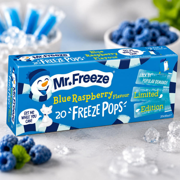 Mr Freeze Ice Pop Blue Raspberry 20x 45ml