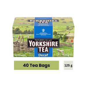 Taylors of Harrogate Yorkshire Tea Decaf 40 Tea Bags 125g