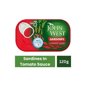 John West Sardines in Tomato Sauce 120g