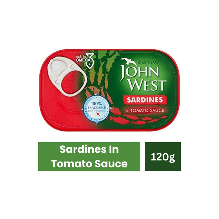 John West Sardines in Tomato Sauce 120g