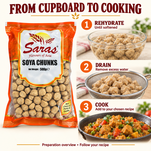 Saras Soya Chunks 500G