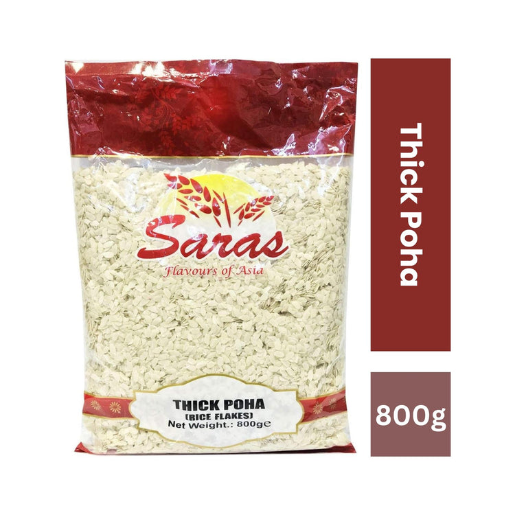 Saras Poha Thick 800g (Rice Flakes)
