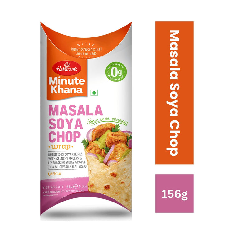 Haldiram's Frozen Masala Soya Chop Wrap - FROZEN