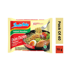 Indomie Instant Noodles Onion Chicken Flavor - 70g (Pack of 40)
