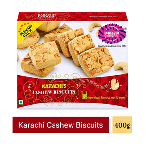 Karachi Bakery Cashew Biscuits 400g | Indian Bakery Biscuits