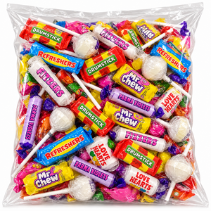 Swizzels Variety Mix Sweets, 3kg of Individually Wrapped Pieces in a Clear Bag, Assorted Sweets for Party Bags, Sharing and Celebrations
