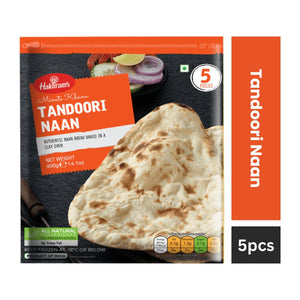 Haldiram's Tandoori Naan - 5pcs - FROZEN
