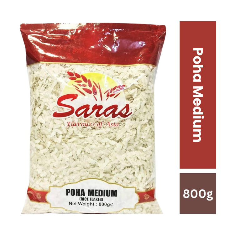 Saras Poha Medium 800G (Rice Flakes)