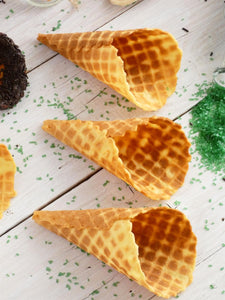 Carousel Cornets - 10 Premium Waffle Cones