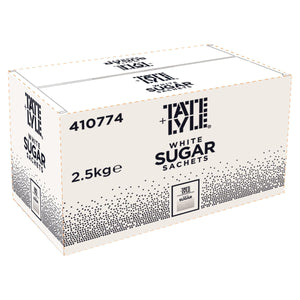 Tate & Lyle White Sugar Sachets – 1000 × 2.5 g Sachets (Total 2.5 kg)