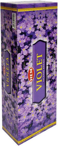Hem Incense Sticks - Violet (6 x 20g) -120 Sticks
