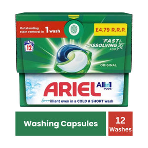 Ariel All-in-1 PODS®, Washing Capsules 12 Washes