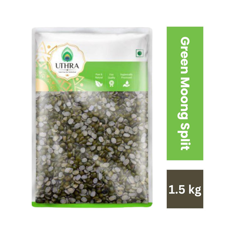 Uthra Moong Dal Chilka (Green Moong Split) 1.5kg