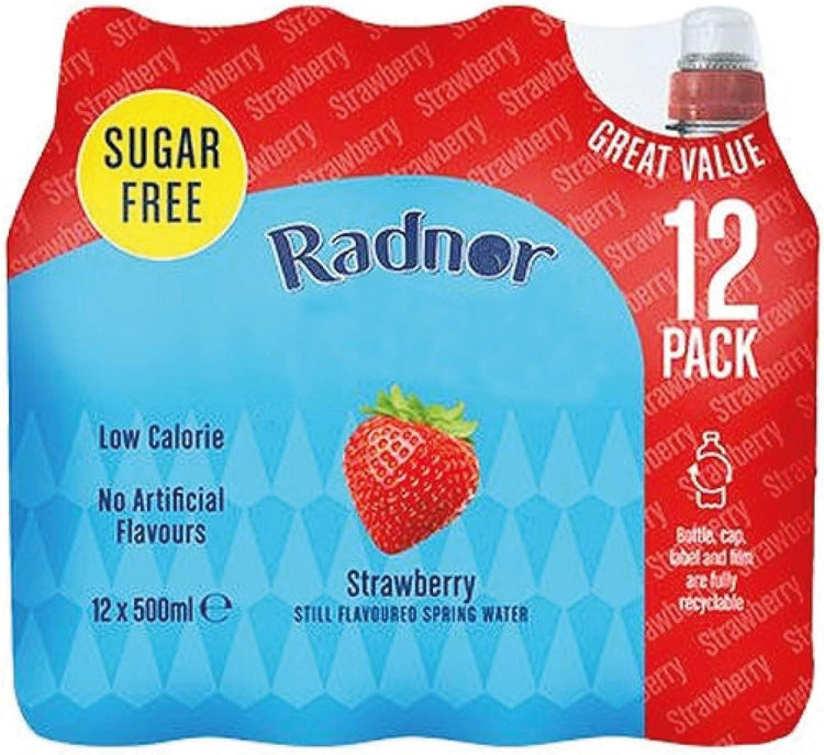Radnor Splash 12x500ml- STRAWBERRY