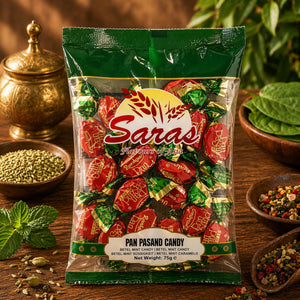 Saras Pan Pasand Candy 75g | Paan Flavoured Indian Candy