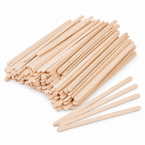 1000 Wooden Coffee & Tea Stirrers 140mm Disposable Sticks Cafes Offices Catering