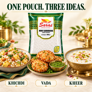 Saras Small Sago Seeds (Sabudana) 400g