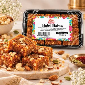Saras Habshi Halwa 225g | Traditional Indian Black Halwa | Mithai
