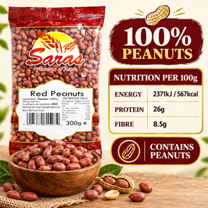 Saras Red Peanuts 300g
