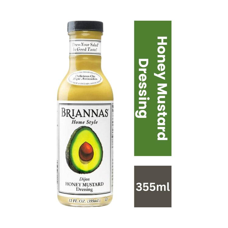 Briannas Home Style Dijon Honey Mustard Dressing (355ml)