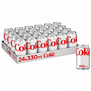 Diet Coke Fizzy Drinks 24 x 330ml Cans