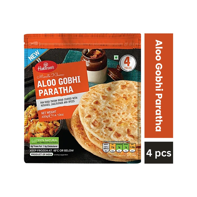 Haldiram's Aloo Gobhi Paratha 400g - FROZEN