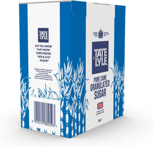 Tate & Lyle Premium Granulated Cane Sugar – 3 kg - Paper Drum