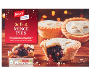 JACK'S 6 Mince Pies - 1 box