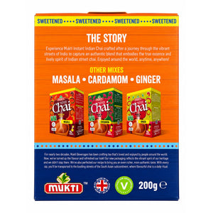 Mukti Instant Karak Chai Sweetened 200g | 10 Sachets