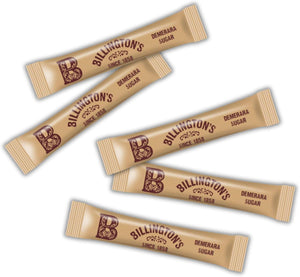 Billington’s Natural Brown Sugar Sticks – 2g (Pack of 1000) | Unrefined Cane Sugar | Individually Wrapped Portion-Controlled Sachets for Tea & Coffee | Ideal for Homes, Offices & Catering