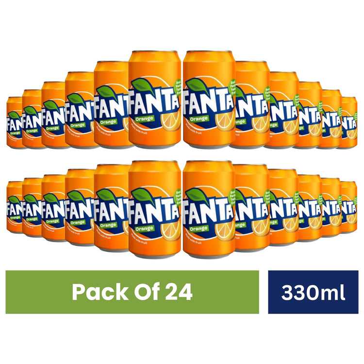 Fanta Orange Cans 330ml x 24