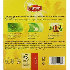 Lipton Yellow label 100 Teabags 1 Box
