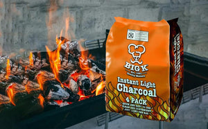 Big K  Lumpwood Charcoal, 4 x 1kg
