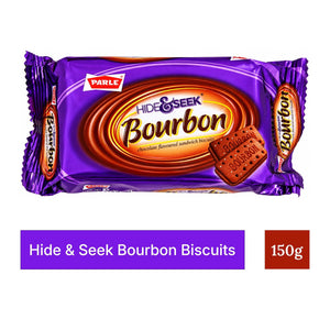Parle Hide & Seek Bourbon Biscuits 150g | Chocolate Cream Biscuits