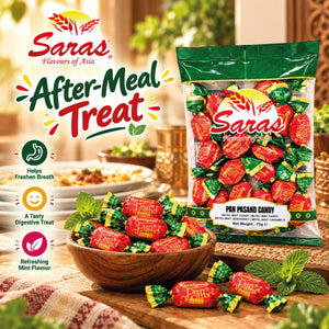 Saras Pan Pasand Candy 75g | Paan Flavoured Indian Candy