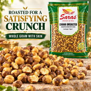 Saras Roasted Chana Unsalted 1Kg