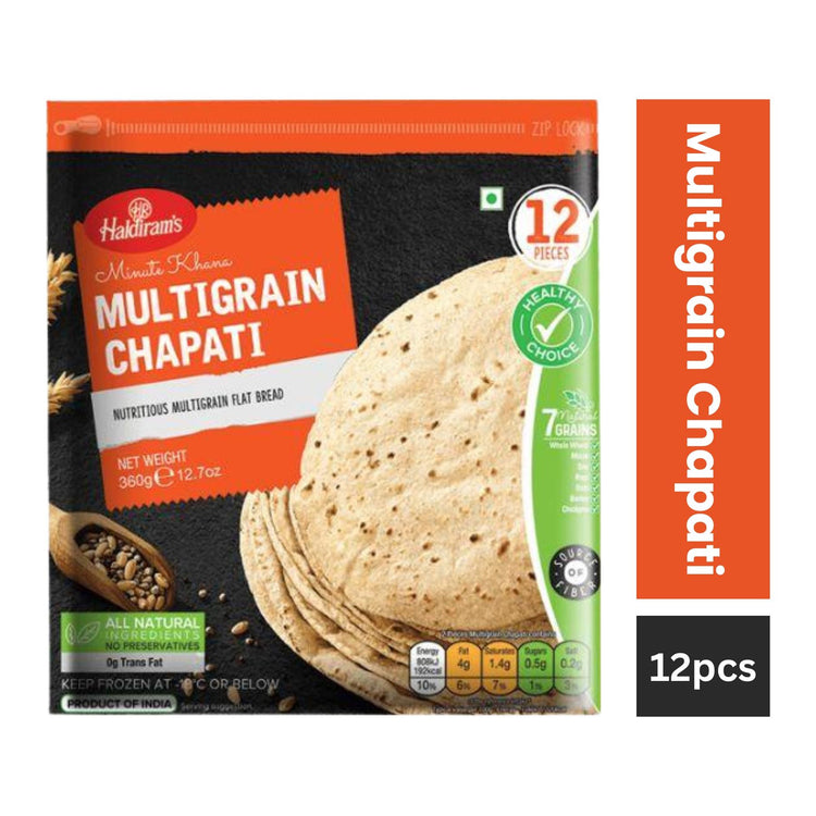 Haldiram's Multigrain Chapati 360g - FROZEN