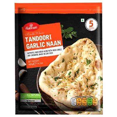 Haldiram Tandoori Garlic Naan (5pcs) - FROZEN