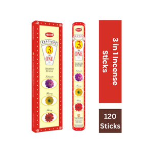 Hem Incense Sticks - 3 In 1 (6 x 20g) -120 Sticks