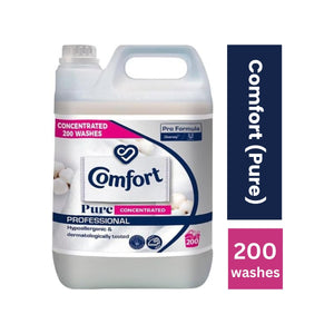Comfort Professional Formula Pure Concentrated Fabric Softener -  5L (200 Washes)